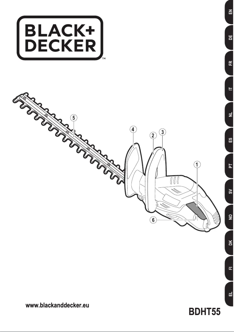 First page image of the manual for BDHT55