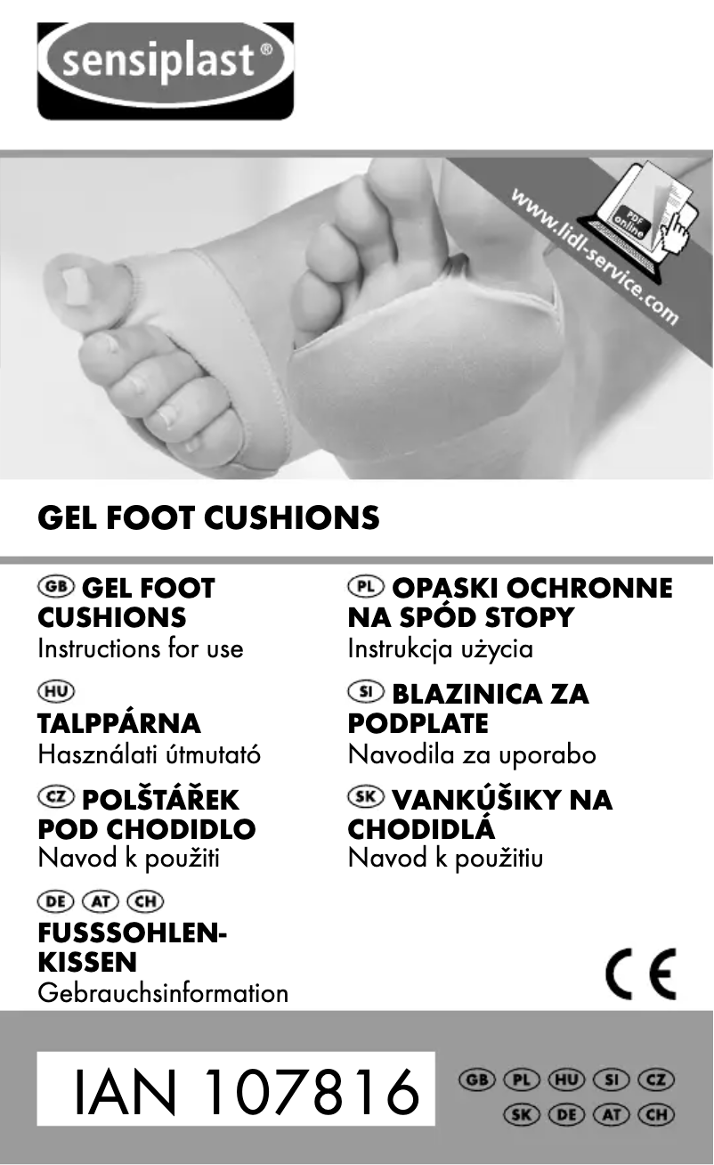 First page image of the manual for IAN 64472