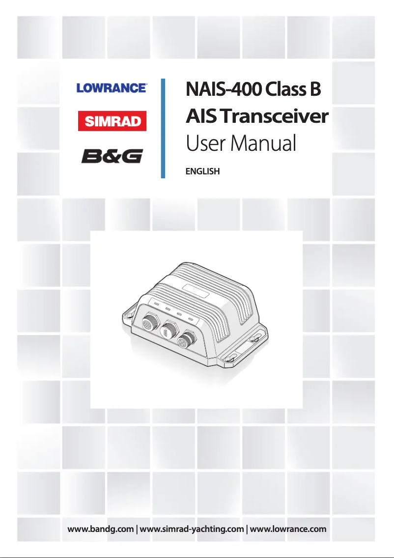 First page image of the manual for NAIS-400