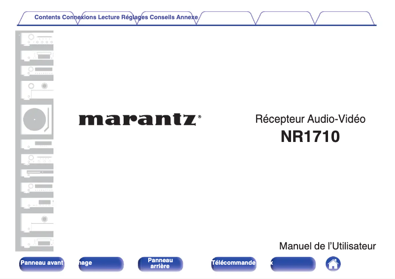 First page image of the manual for NR1710