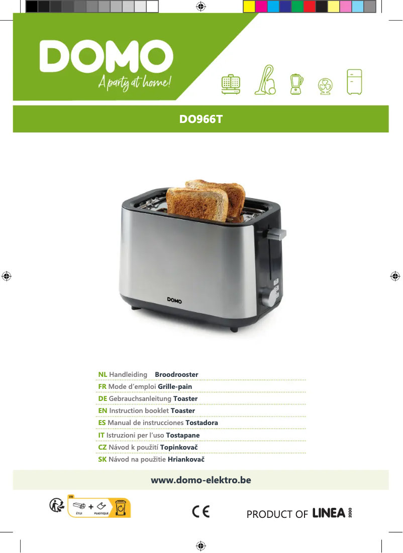 Page 1 of the manual User Manual Domo DO966T