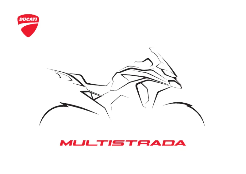 Page 1 of the manual User Manual Ducati Multistrada V4 (2022)