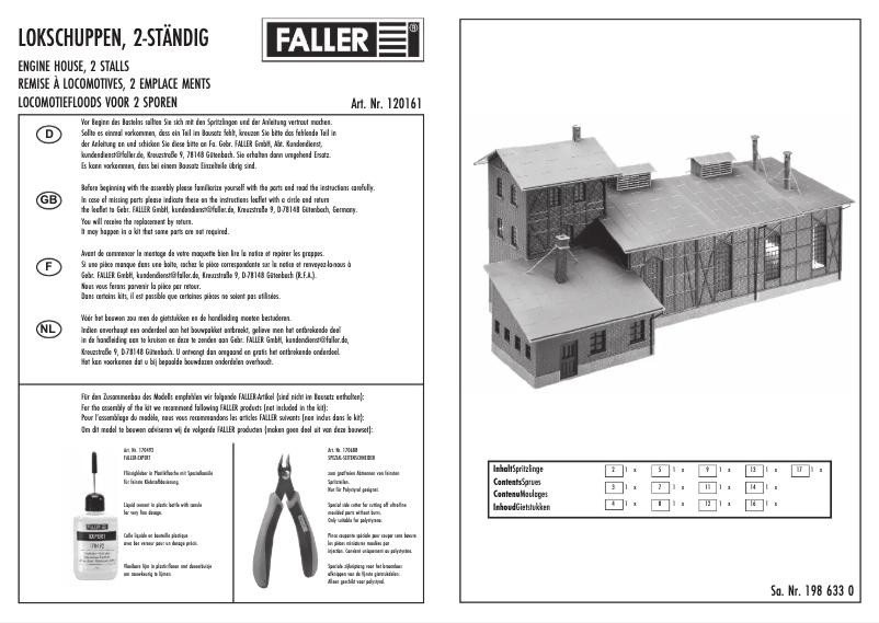 First page image of the manual for 120161