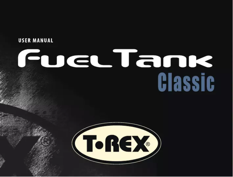 First page image of the manual for Fuel Tank Classic