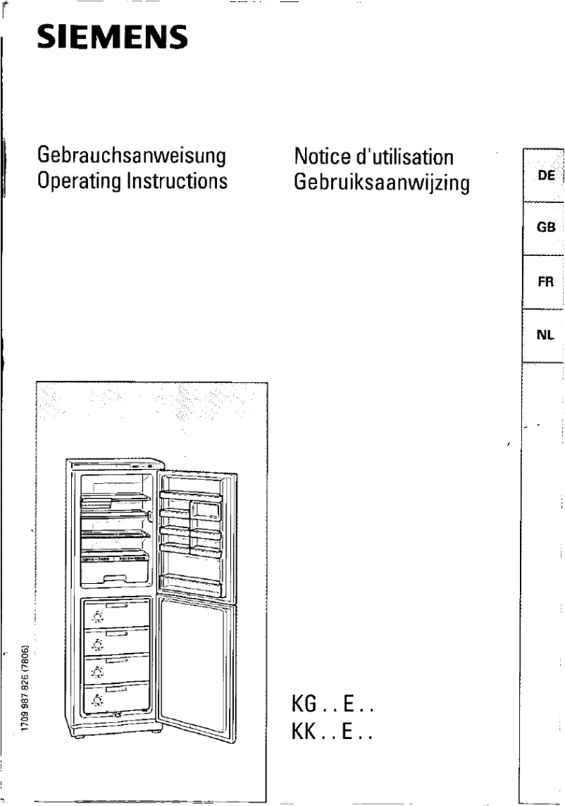 First page image of the manual for KG31E03