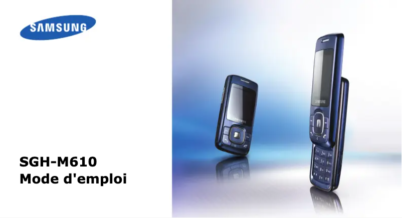 Page 1 of the manual User Manual Samsung SGH-M610