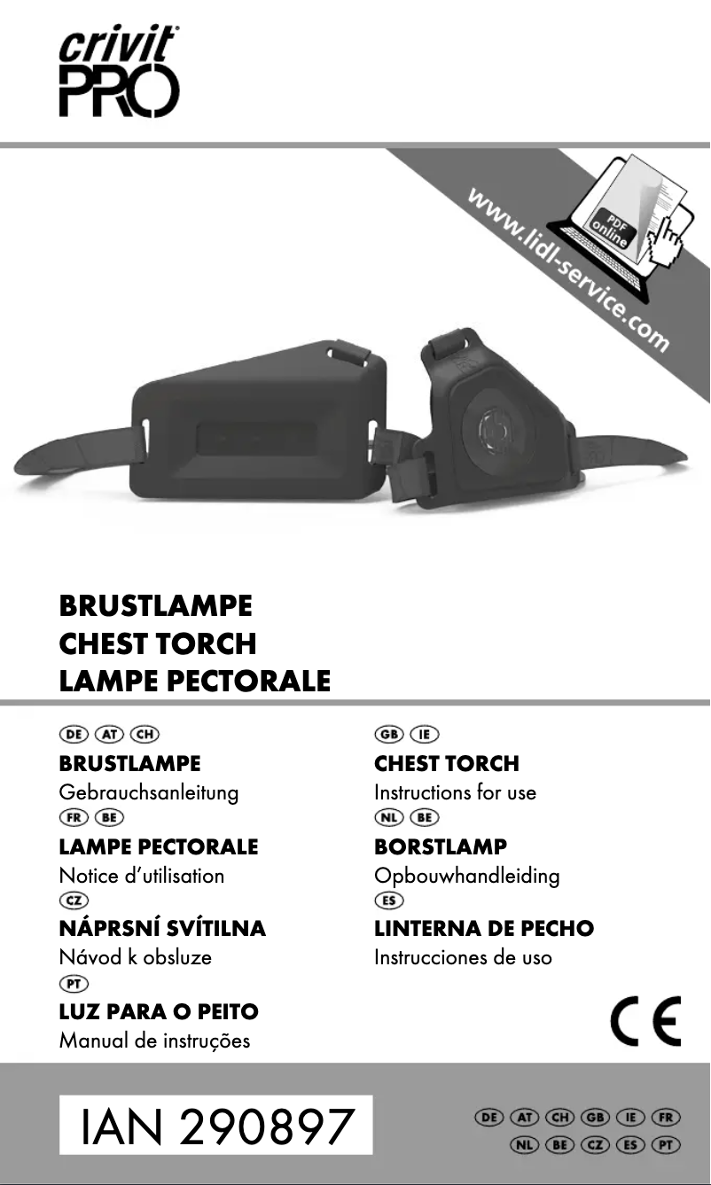 First page image of the manual for IAN 290897