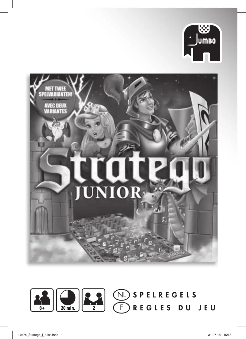 First page image of the manual for Stratego Junior