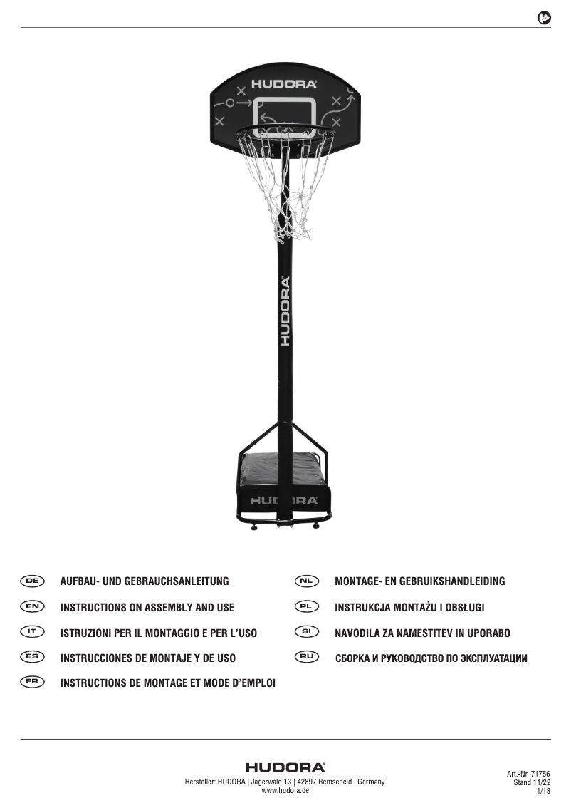 First page image of the manual for Playoff 205