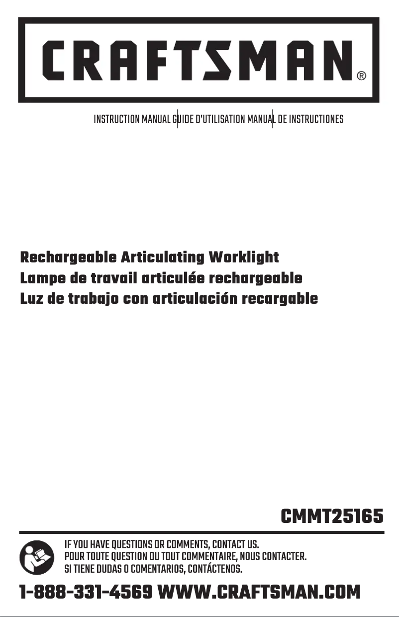 First page image of the manual for CMMT25165