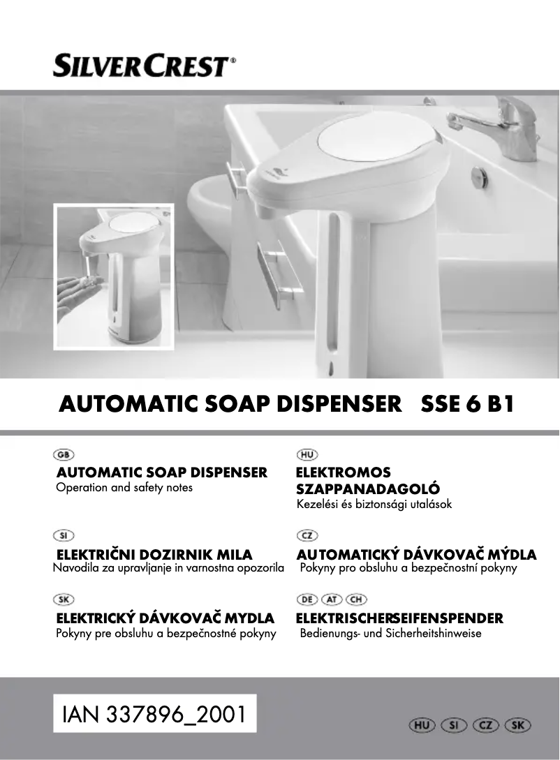 First page image of the manual for SSE 6 B1