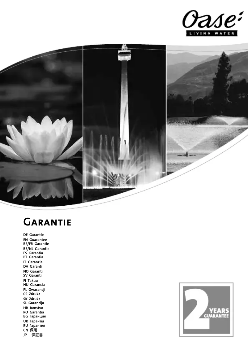 First page image of the manual for Aquarius Fountain Set 1000