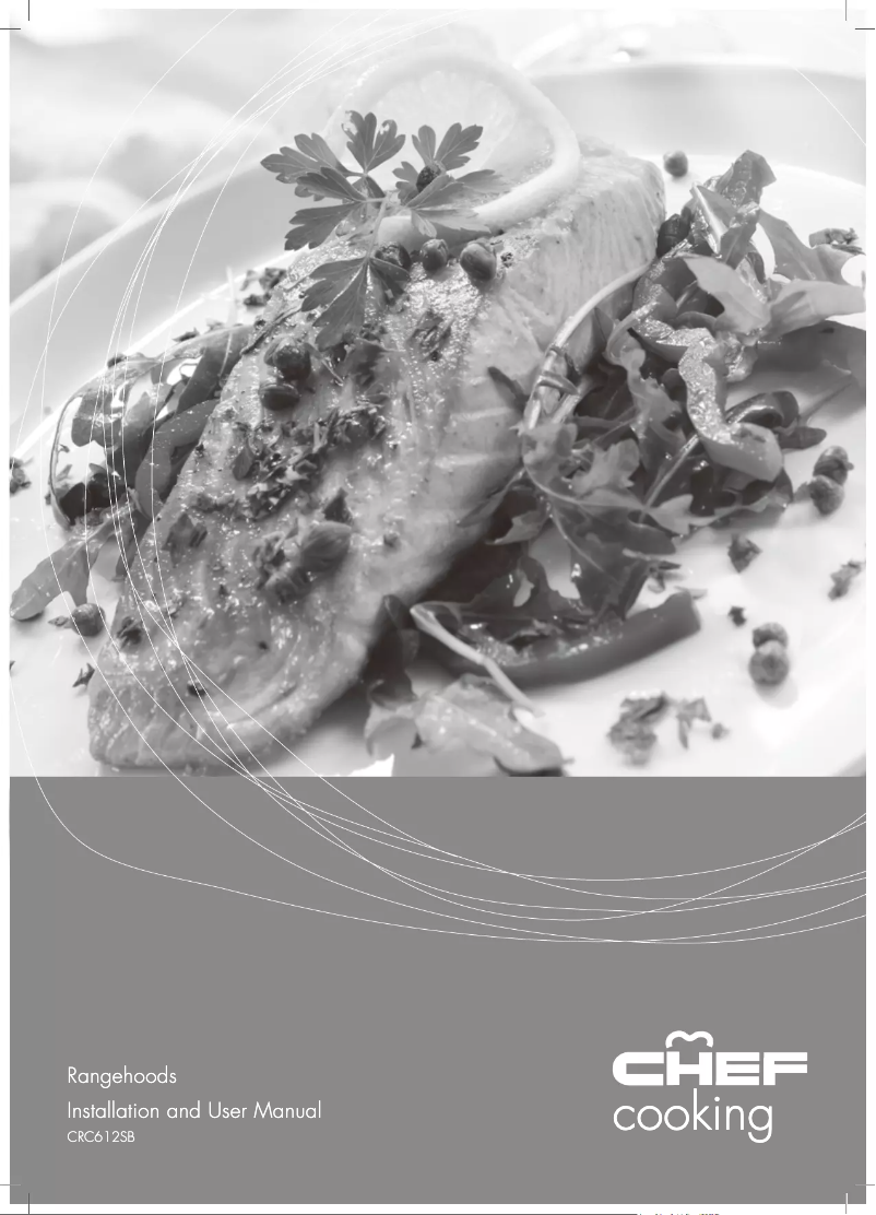 Page 1 of the manual User Manual Chef CRC612SB