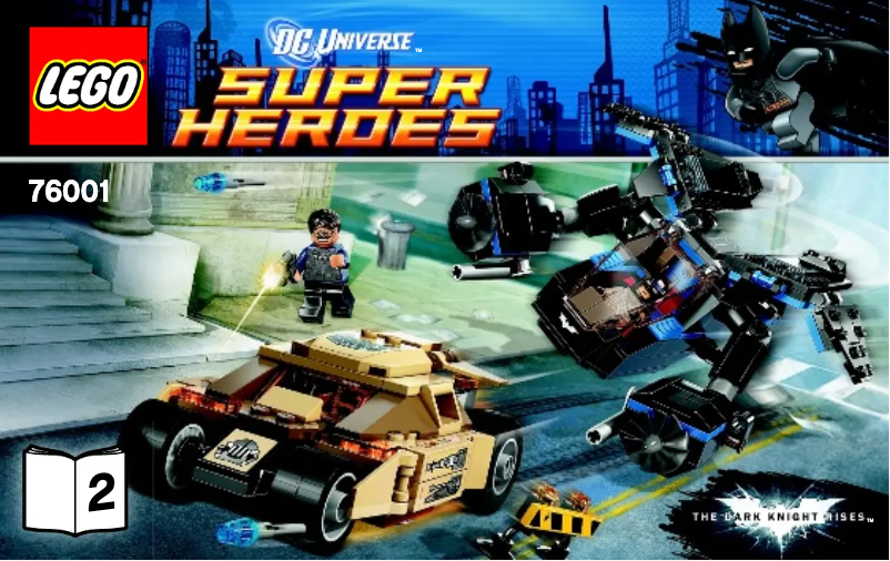 Page 1 of the manual User Manual Lego Super Heroes 76001