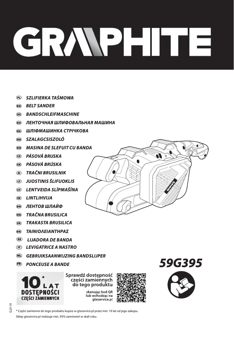 Page 1 of the manual User Manual Graphite 59G395