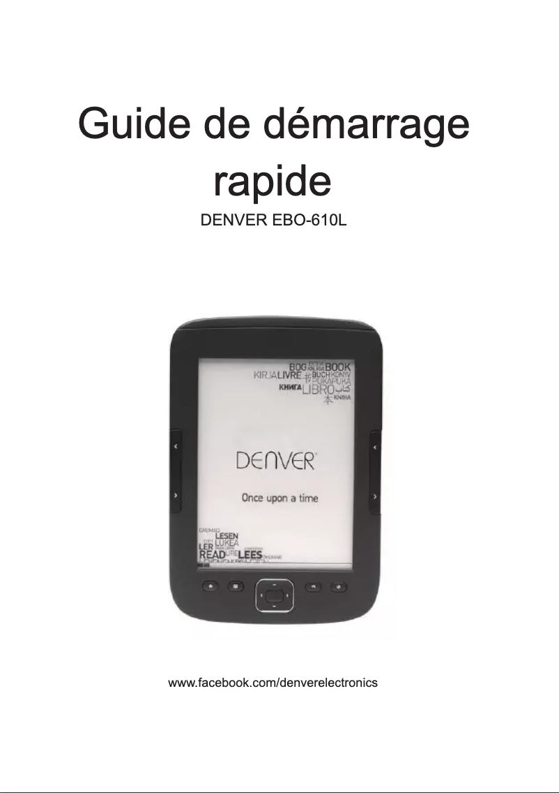 First page image of the manual for EBO-610L