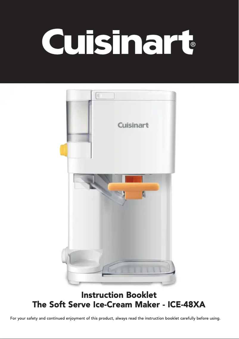 First page image of the manual for ICE-48XA