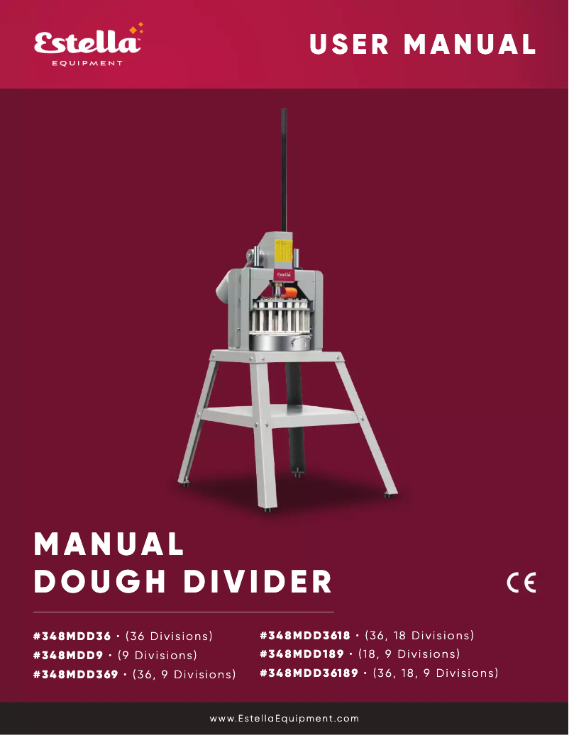 First page image of the manual for MDD36