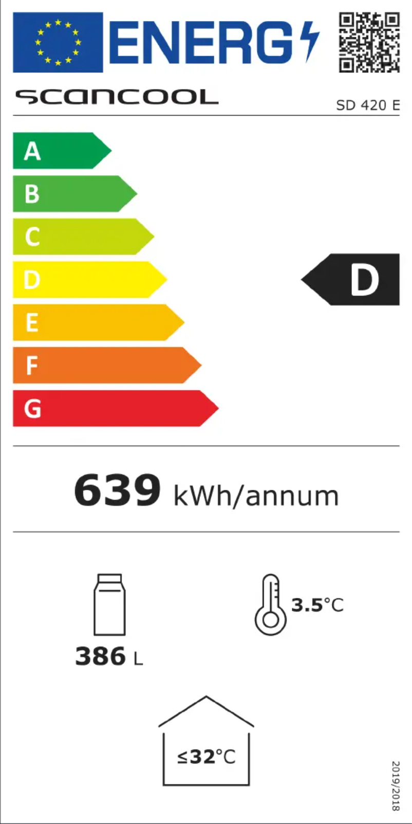 First page image of the manual for SD 420 E