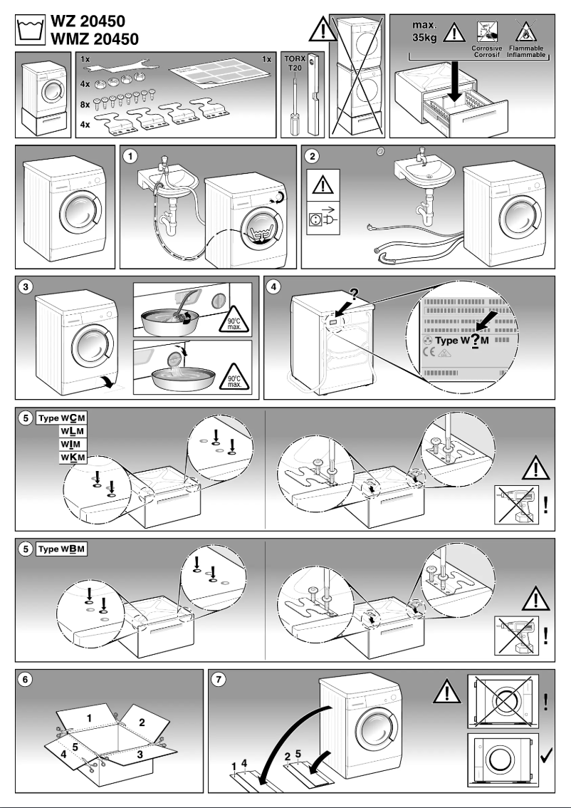 First page image of the manual for WZ20450