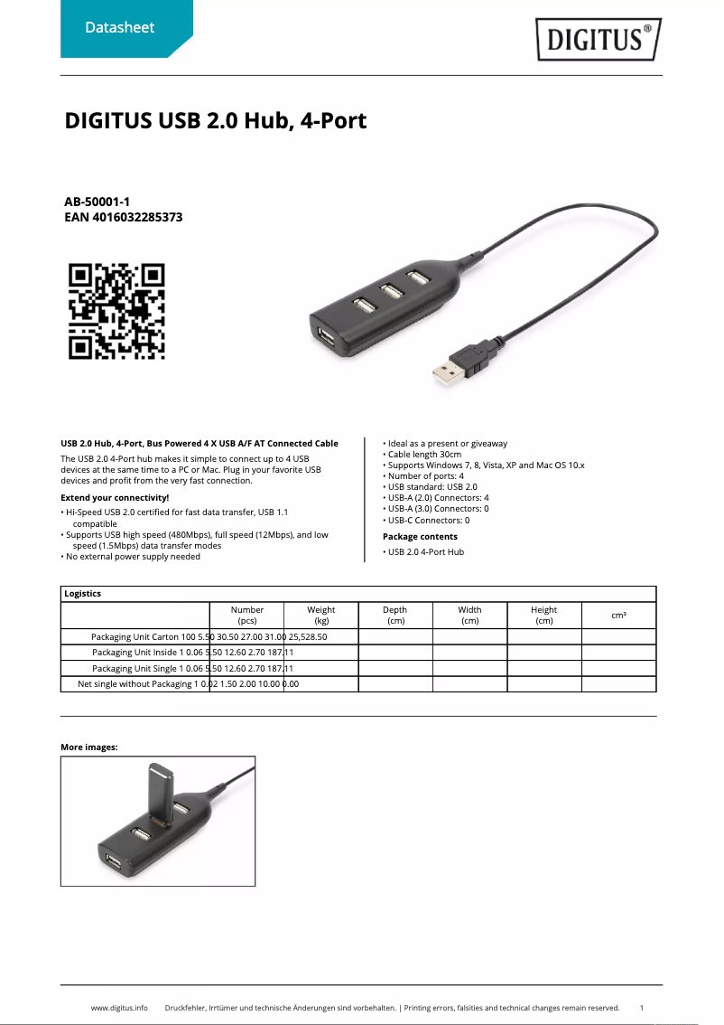 First page image of the manual for AB-50001-1