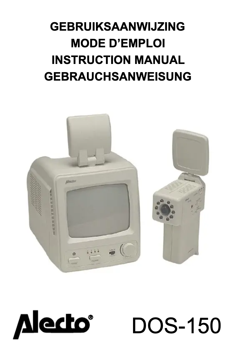 First page image of the manual for DOS-150