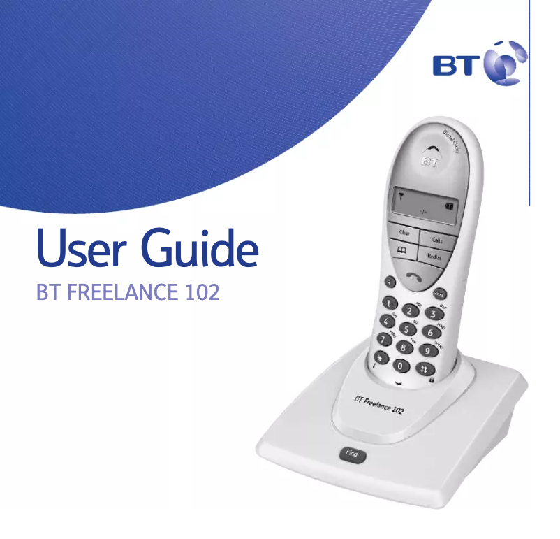 First page image of the manual for Freelance 102