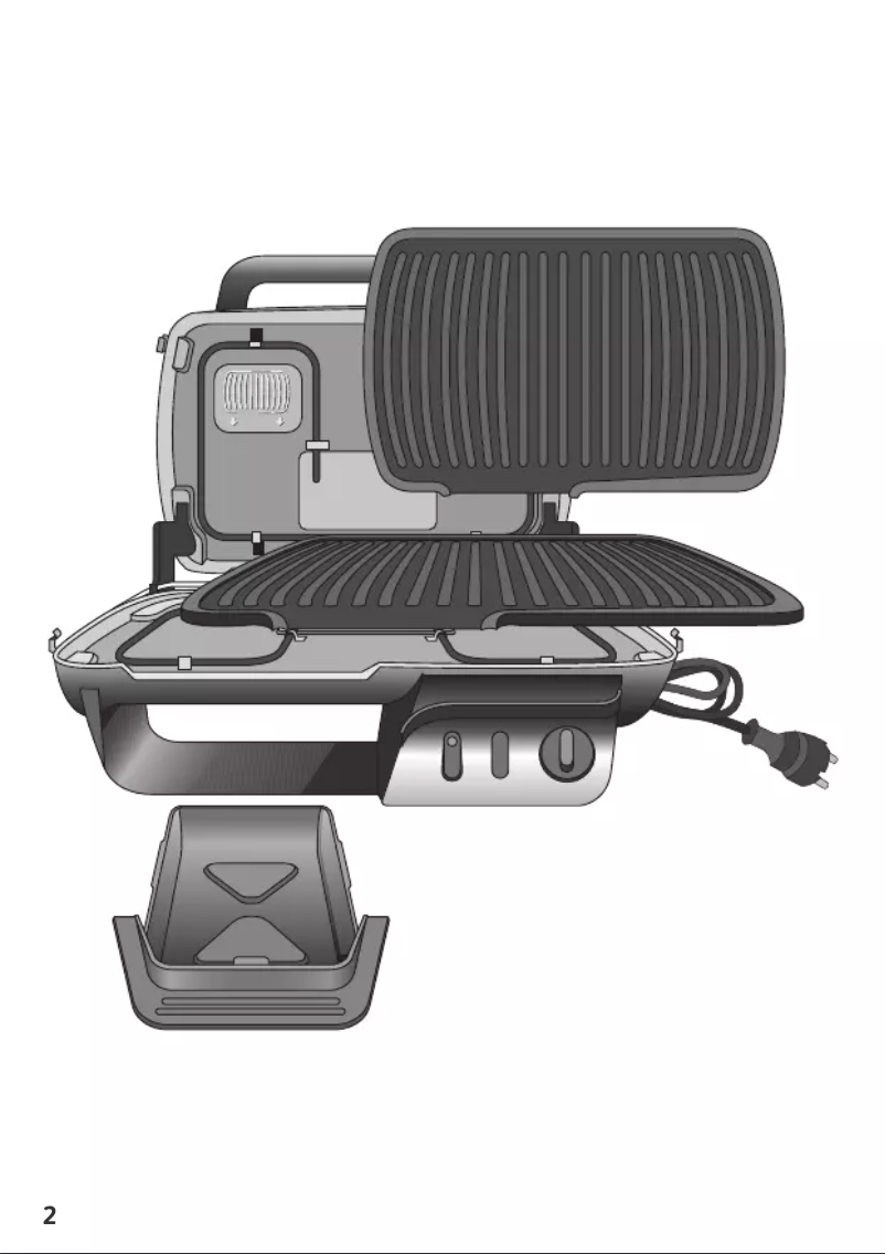 Page 1 of the manual User Manual Tefal GC3050