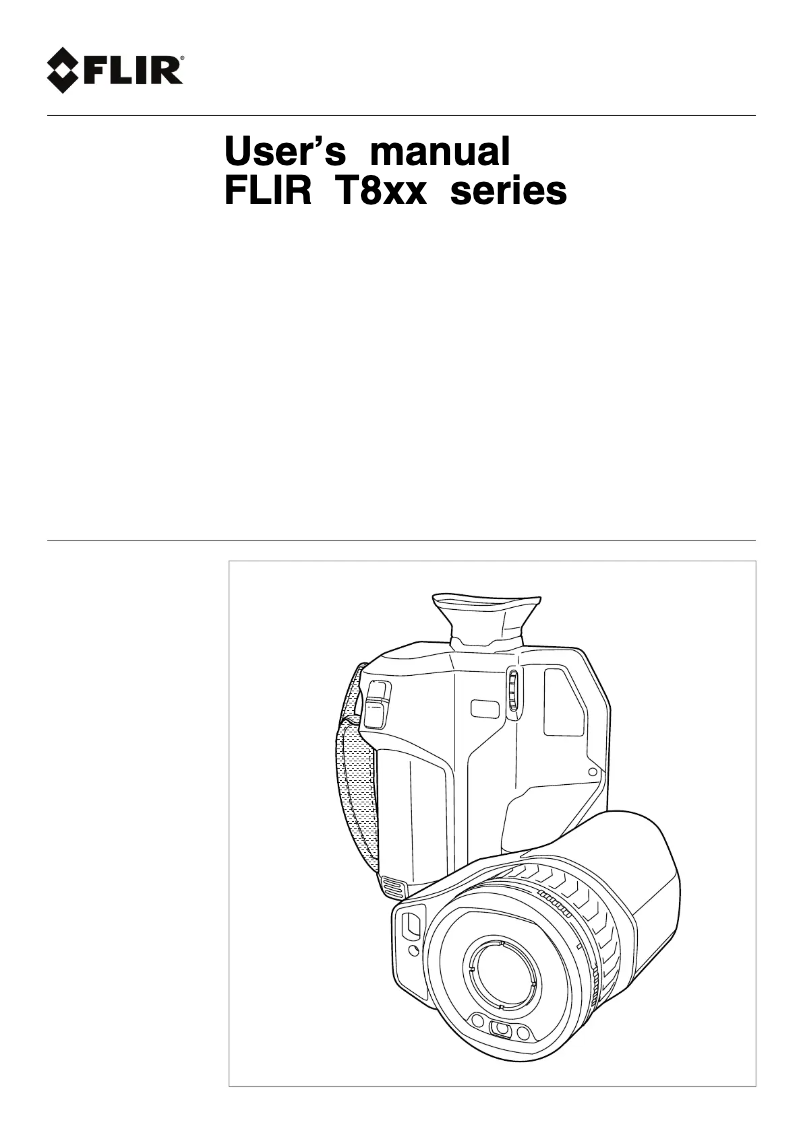 Page 1 of the manual User Manual FLIR T840