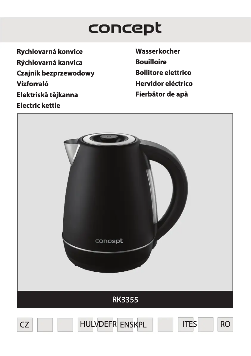 Page 1 of the manual User Manual Concept RK3355
