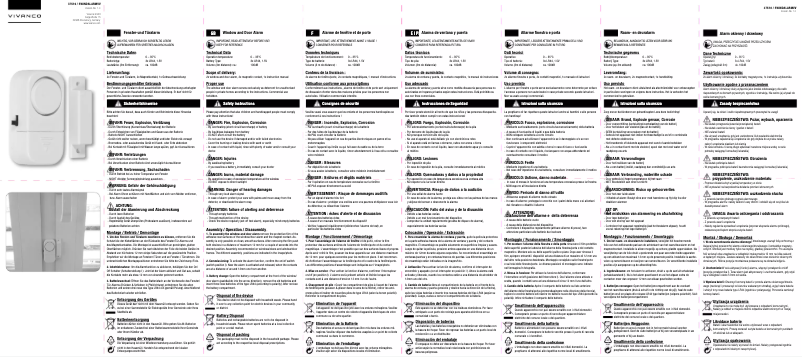 Page 1 of the manual User Manual Vivanco 37519