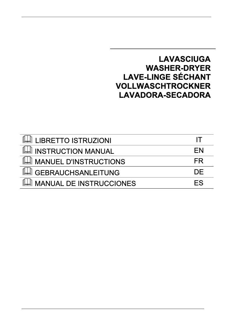 First page image of the manual for LSTA146S