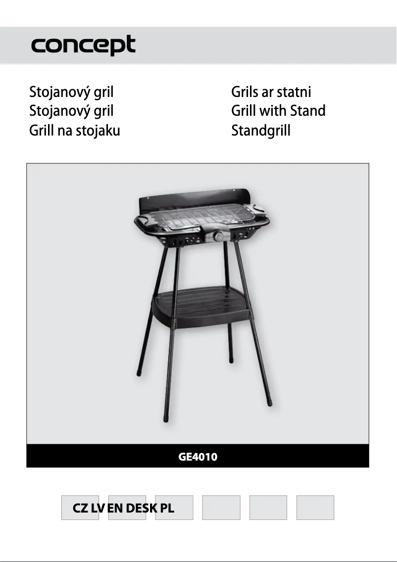 First page image of the manual for GE-4010