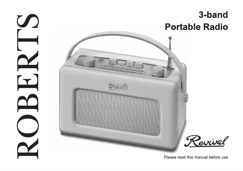 Page 1 of the manual User Manual Roberts Revival 250