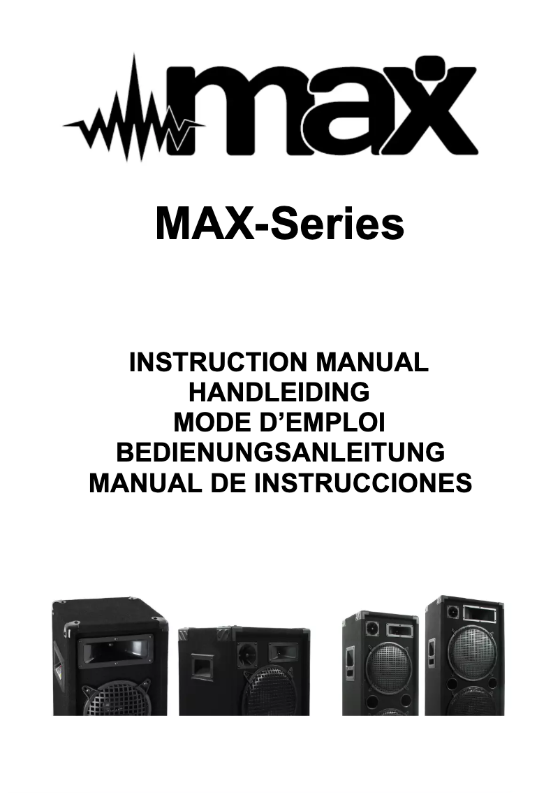 Page 1 of the manual User Manual MAX MAX26