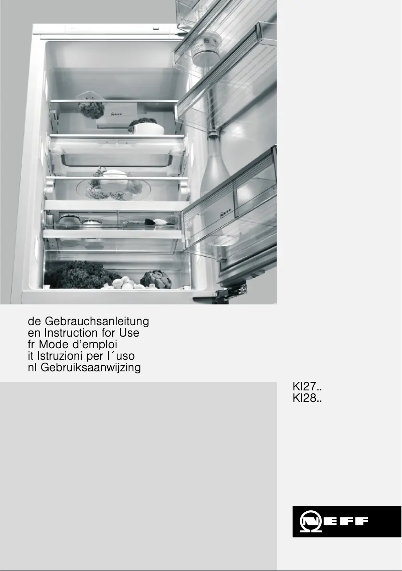 Page 1 of the manual User Manual Neff KI2823D30