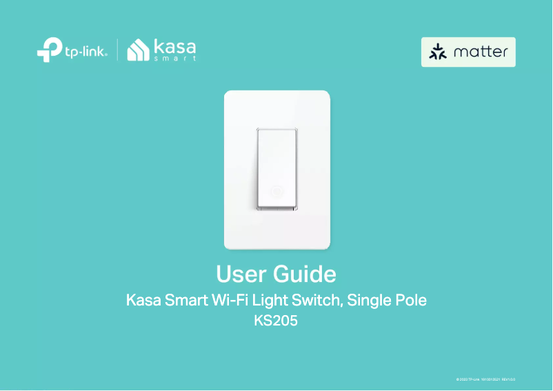 First page image of the manual for Kasa Smart KS205