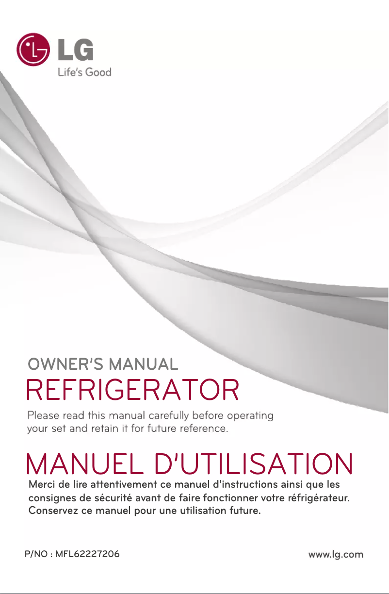 Page 1 of the manual User Manual LG GR-M332RLMC