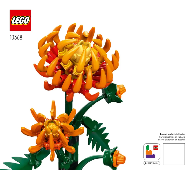 Page 1 of the manual User Manual Lego Botanical Collection 10368