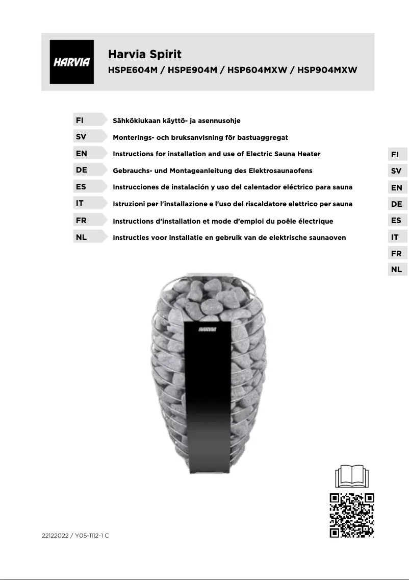 First page image of the manual for Spirit WX248