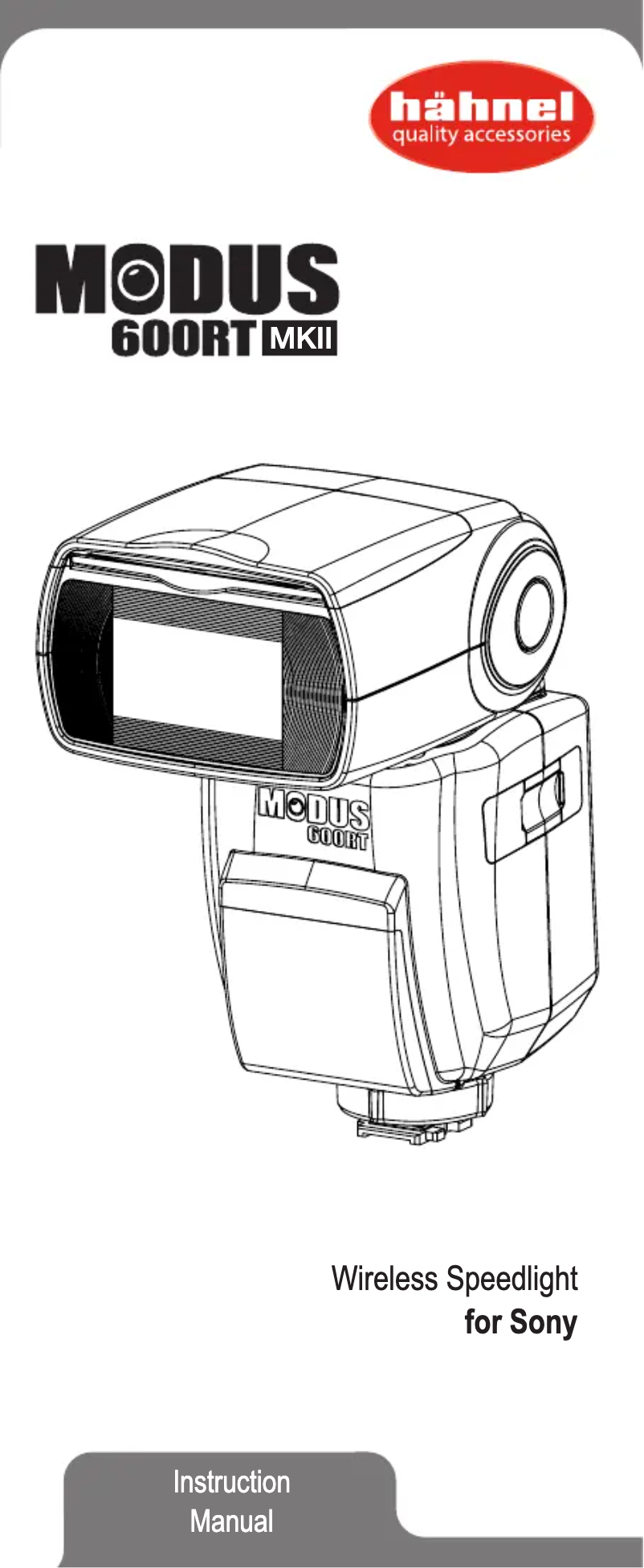 Image de la première page du manuel de l'appareil MODUS 600RT MK II (Sony)