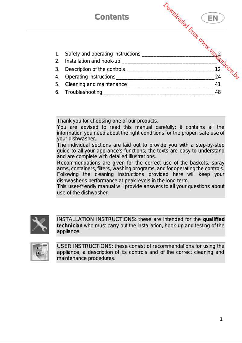 First page image of the manual for PL4326XDE