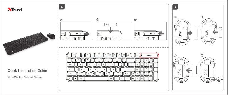 First page image of the manual for Modo 20034