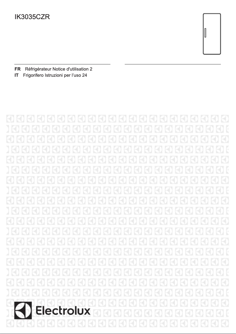 First page image of the manual for IK3035CZR