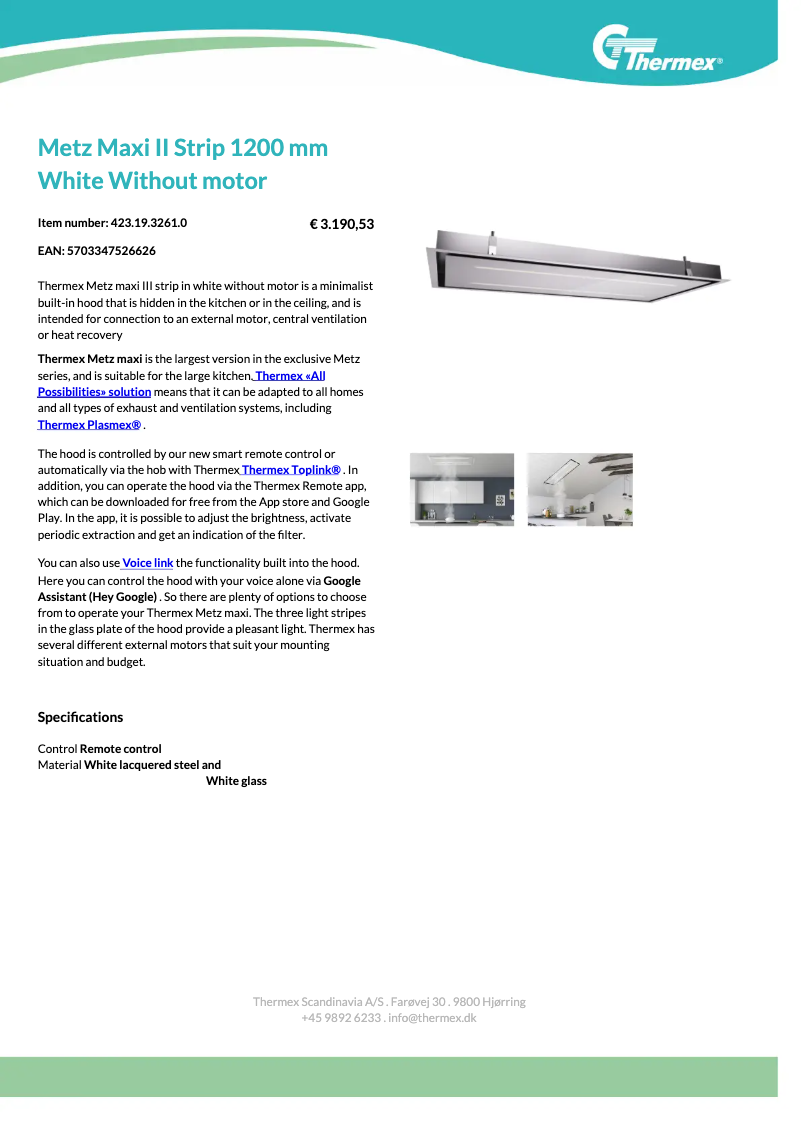 First page image of the manual for Metz Maxi II Strip