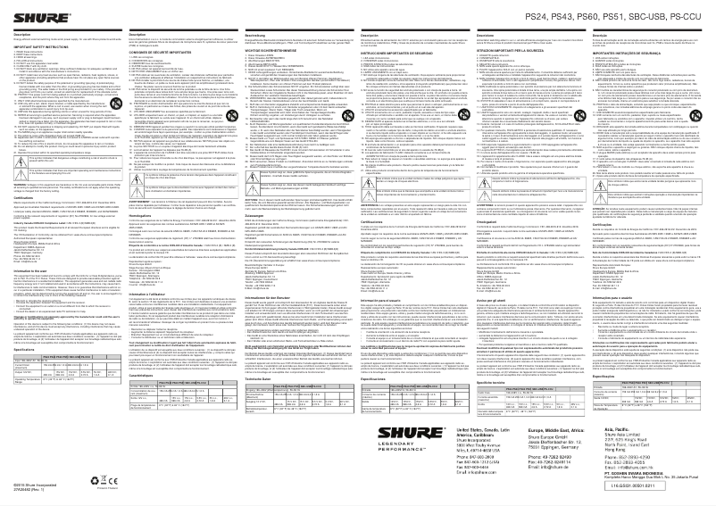 Image de la première page du manuel de l'appareil SBC10-USB