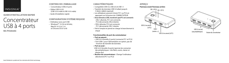 Page 1 of the manual User Manual Insignia NS-PH3A4AS