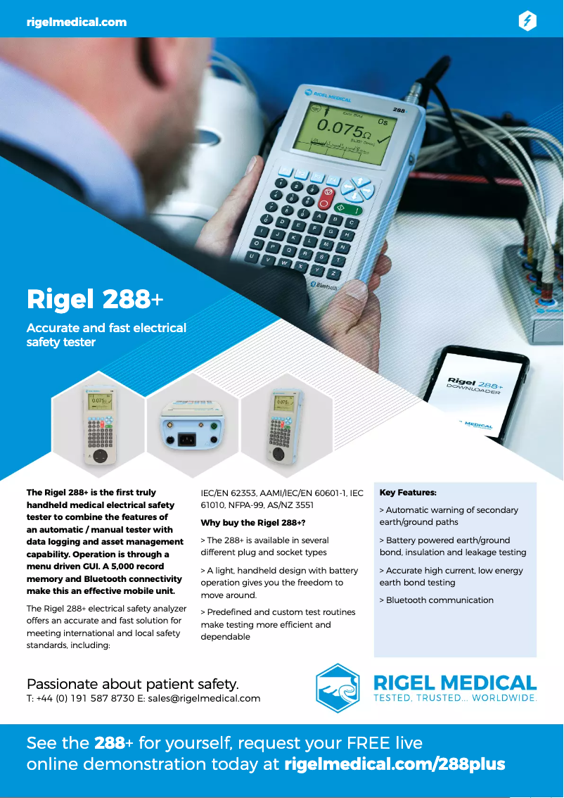 First page image of the manual for 288+