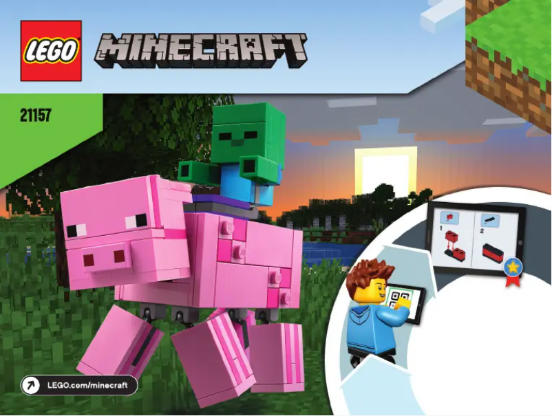 First page image of the manual for Minecraft 21157