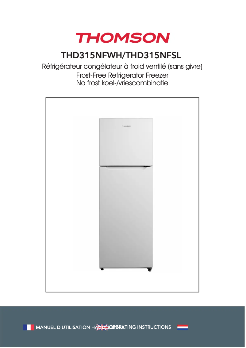 First page image of the manual for THD315NFWH